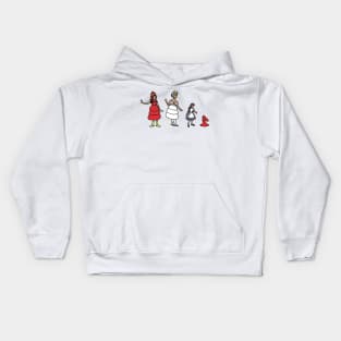 Alice On Her Way - Classic Costumes Kids Hoodie